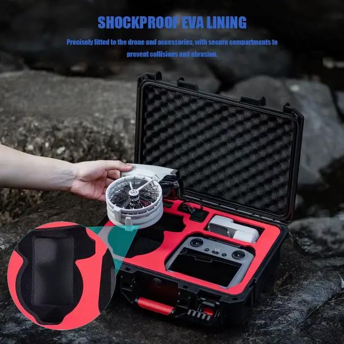 VOLODYMYR boîte antidéflagrante pour DJI Flip mallette de rangement haute capacité valise rigide étanche étui combiné accessoires de Drone