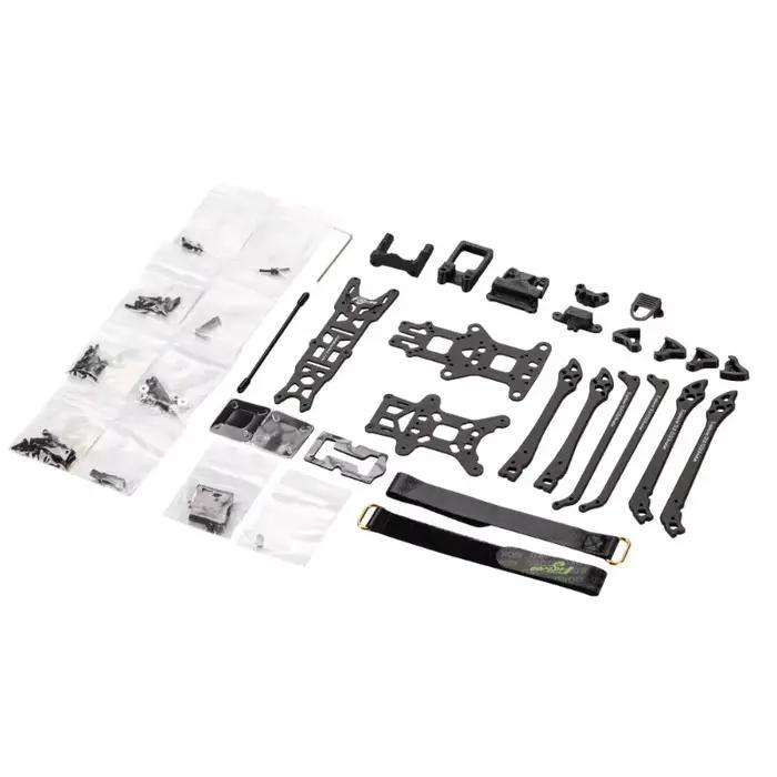 Flywoo Explorer LR 4 pouces Kit de cadre Ultra Compact pour DJI O3 O4 Pro & Walksnail HD longue portée FPV Drone bricolage construire