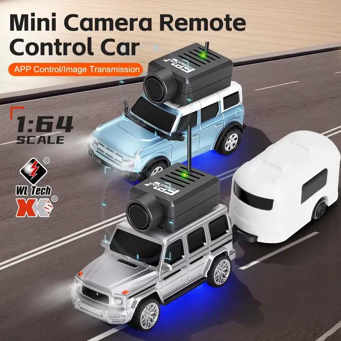 WLtoys 1/64 Mini voiture RC avec caméra FPV 720P Wifi APP contrôle 2.4G Reomte Contorl véhicule de course jouet pour enfants 6405 6406