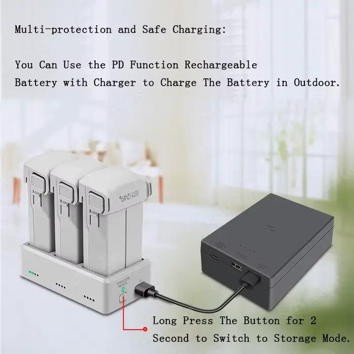 Chargeur de batterie pour DJI Mini 3/Mini 3 Pro