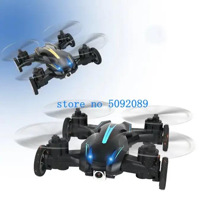 Drone télécommandé 4K quadrirotor argentaire pour photographie aérienne et exploration en plein air adapté aux débutants et amateurs