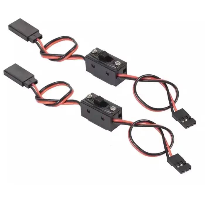 Commutateur JR avion télécommandé JST RC modèle récepteur ESC Servos avec fil Lipo batterie drone