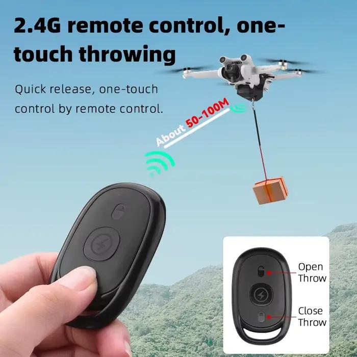 Système Airdrop pour Drone DJI Mavic 3/2 Zoom AIR 2 Mini 3/Mini 4 Pro