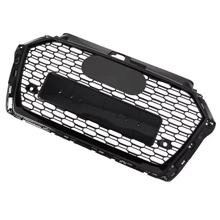 Pour Audi A3/S3 8V 2017 2018 2019 – Calandre avant nid d'abeille style RS3 pour pare-chocs – Pièces auto, grille de capot, kits carrosserie