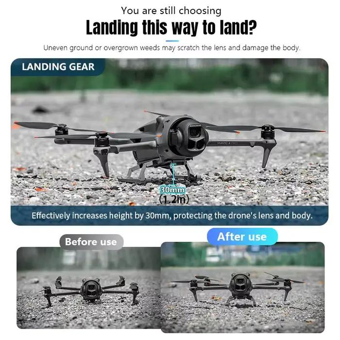 STARTRC DJI Mavic 4 Pro trépied de levage de hauteur pliable support d'entraînement de décollage et d'atterrissage accessoires de Drone Anti-collision pour photographie aérienne et exploration