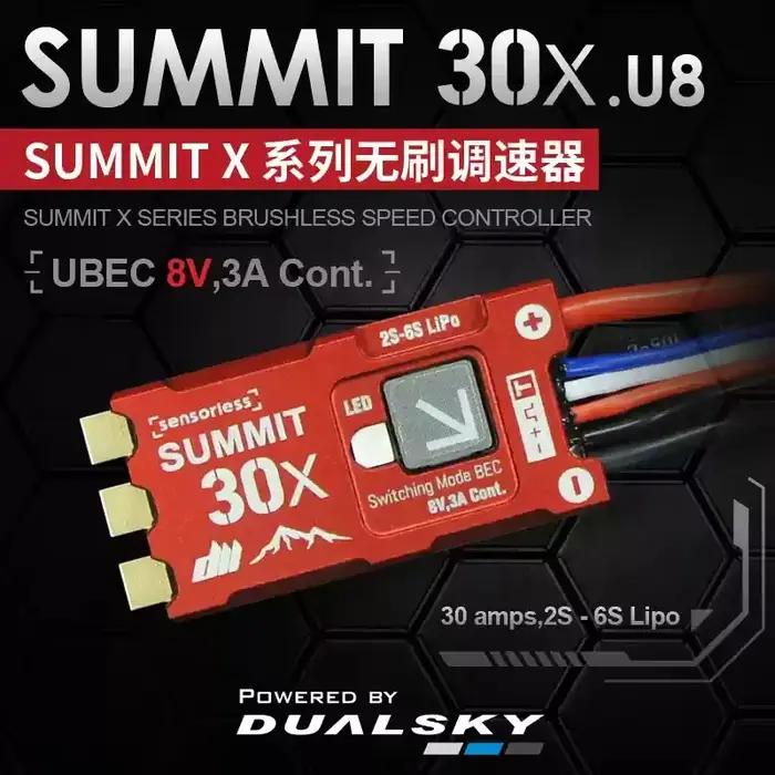 DUALSKY SUMMIT 30 30A 2S-6S ESC avec UBEC adapté au régulateur électronique multi-rotor à voilure fixe