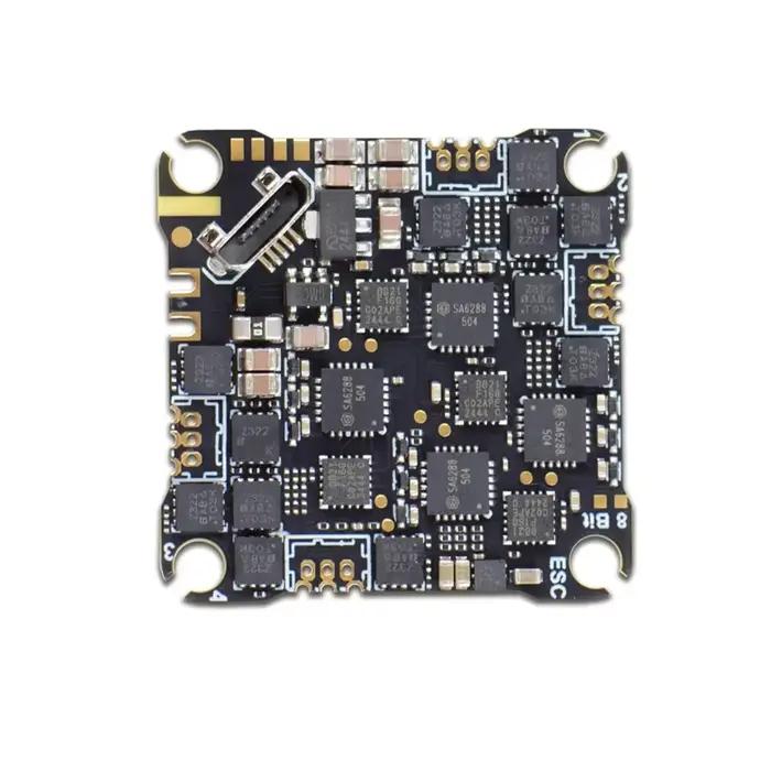 JHEMCU GHF435AIO V2 20A contrôleur de vol 2-4S avec OSD Baro Blackbox récepteur ELRS 2.4G intégré pour Drone RC FPV Freestyle