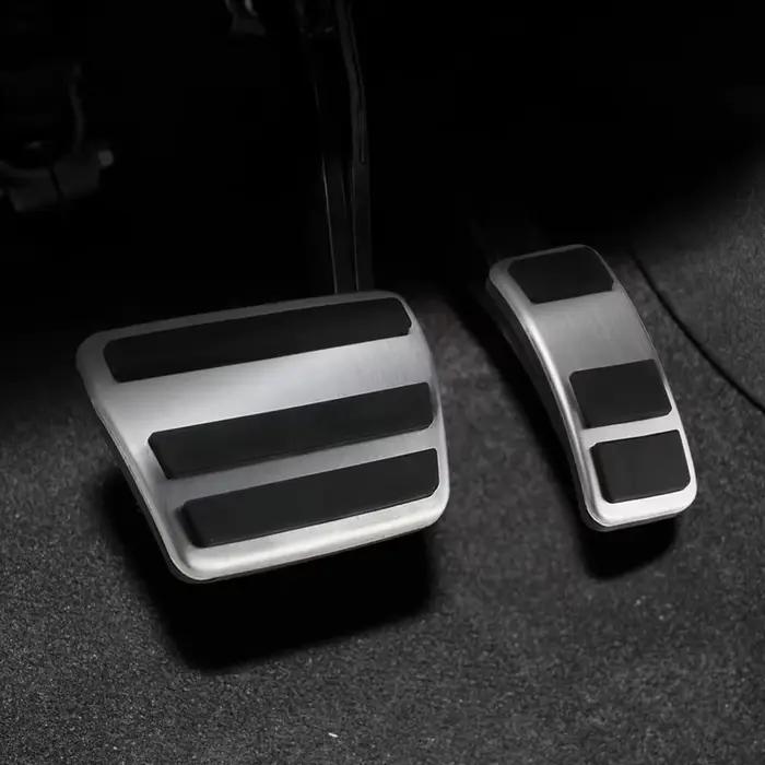 Pédales de voiture pour Ford Fiesta MK8 2013-2023 Ecosport 2012 - 2023 Puma 2019 - 2023 accessoires de couverture de pédale de frein à gaz en acier inoxydable