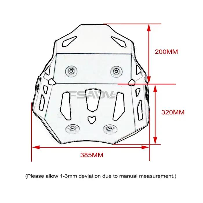 Couvercle de Protection de Moteur de Moto BMW R1300GS RlingGS R 1300 GS R 1300GS 2024 2025, Plaque de Protection de Châssis