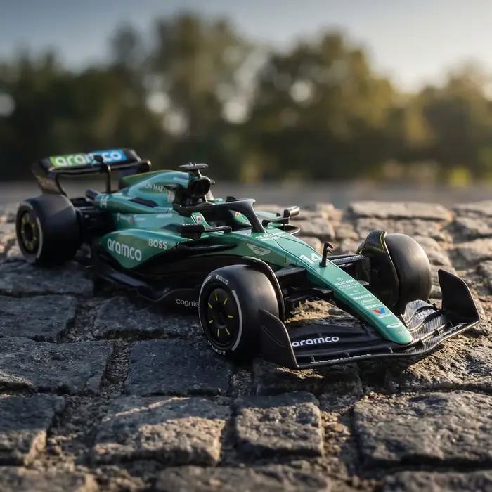 1:32 2024 F1 Aston Martin AMR23 Fernando Alonso No.14 #4 Super voiture de course alliage métal moulé sous pression modèle voiture enfants jouet voiture présent