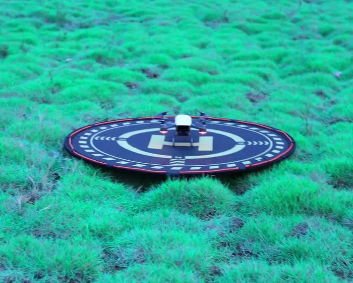 Tapis d'atterrissage pour Drone 70CM avec lumières LED pliables