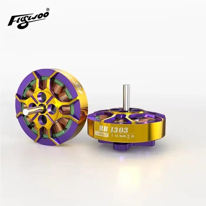Flywoo ROBO 1303 6000KV 2-4S FPV moteur pour Drones système de Propulsion à grande vitesse pour la course et le vol Freestyle