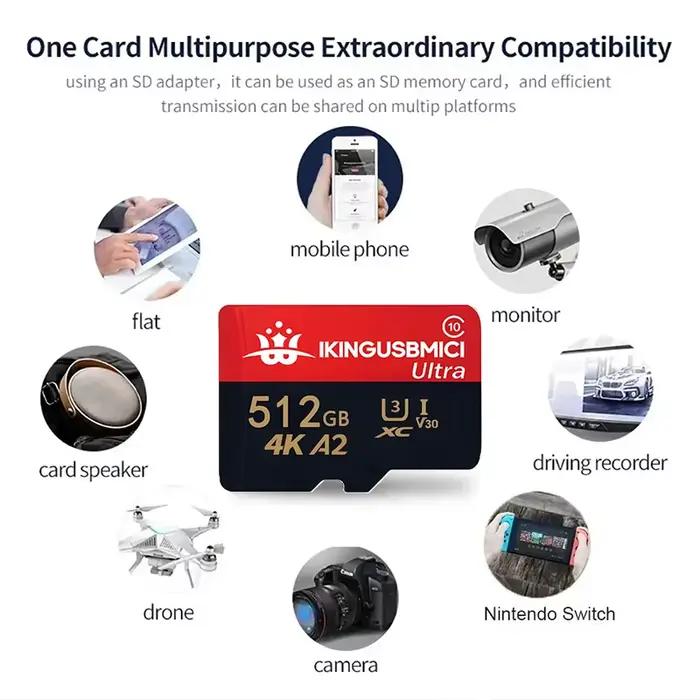 Carte SD Flash Mini U3 de Classe 10