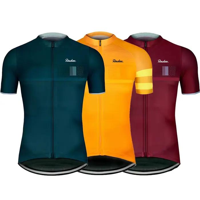 Hommes Maillot de cyclisme 2025 classique noir cyclisme course hauts à manches courtes cycliste vêtements chemise Maillot été vélo vêtements de vélo