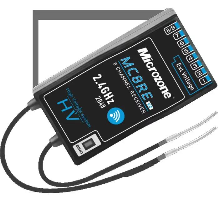 C7 MINI MC7 2.4G transmetteur de contrôleur avec système Radio récepteur MC8RE pour avion RC Drone hélicoptère