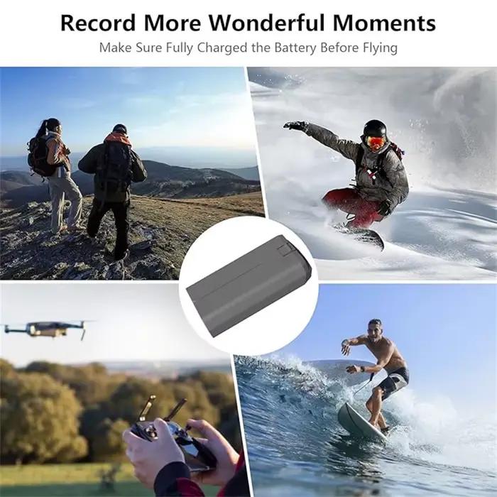 Nouvelle batterie 2400mAh pour DJI Mini 2/Mini 4K/Mini 2 SE