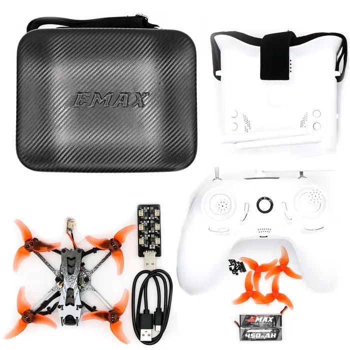 EMAX Tinyhawk II Freestyle 115mm 2.5 pouces F4 5A ESC FPV Racing RC Drone RTF/BNF Version avec télécommande/lunettes Fpv