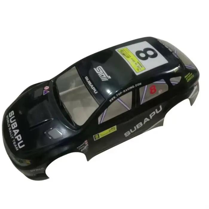 Coque de carrosserie peinte en bleu + noir