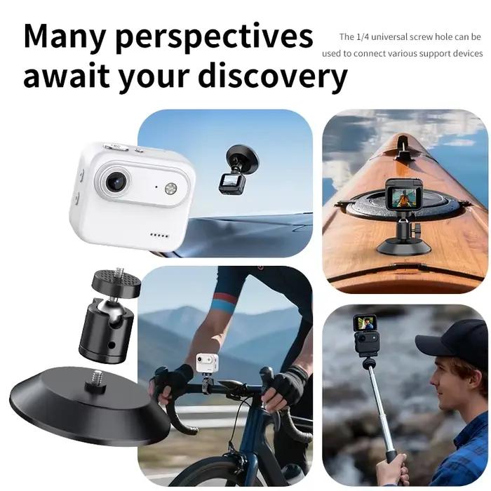 Caméra d'action Y360 avec écran rabattable Ultra HD 4K Stabilisation d'image Caméra de cyclisme Objectif Grand Angle Occasions Spéciales