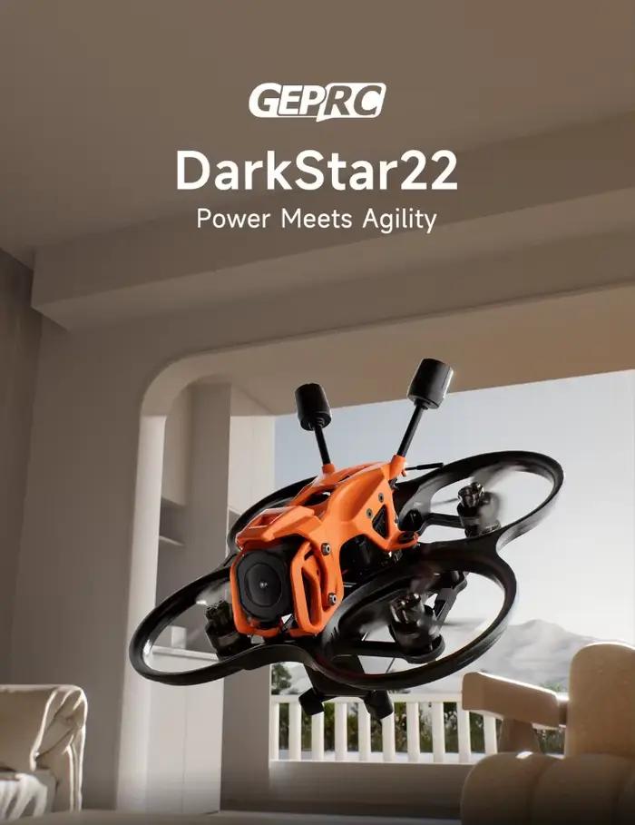 GEPRC nouveau DarkStar22 O4 Pro HD quadrirotor/DarkStar22 WTFPV Version bricolage PNP