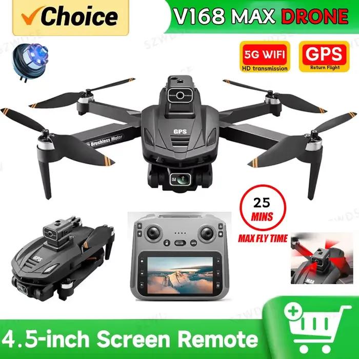 Drone GPS V168 MAX 2026 Professionnel avec Caméra 8K