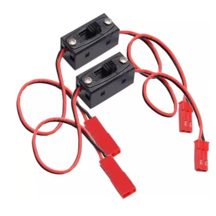 Commutateur JR avion télécommandé JST RC modèle récepteur ESC Servos avec fil Lipo batterie drone
