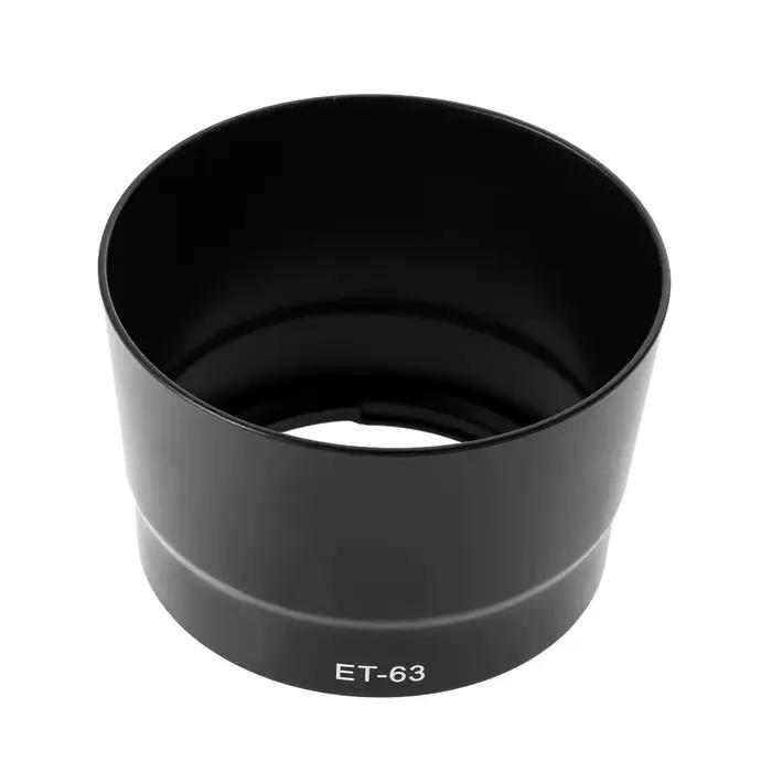 Pare-soleil ET-63 pour objectif Canon EF-S 55-250mm protection contre reflets et éblouissement pour qualité d'image optimale occassions spéciales