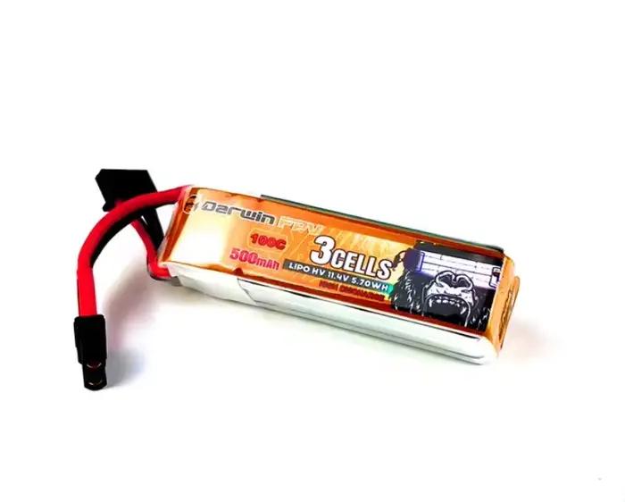 Batterie de drone FPV DarwinFPV 3S 500mAh 60C 11.4V