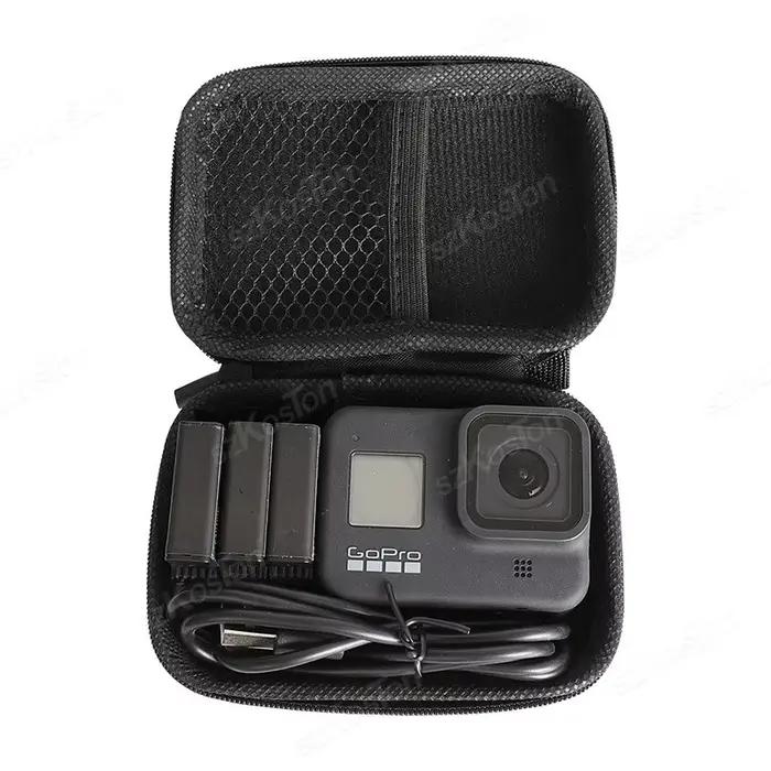 Mini sac de rangement pour Go Pro Hero 13 12 11 10 9 8 7 6 SJCAM AKASO DJI Osmo 360 Action 6 5 Pro 4 3