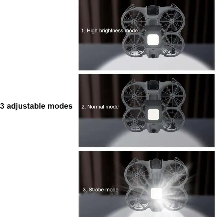 Train d'atterrissage LED pour Drone DJI Neo 2 lumineux et facile à installer pour vols nocturnes et visibilité accrue occassions spéciales