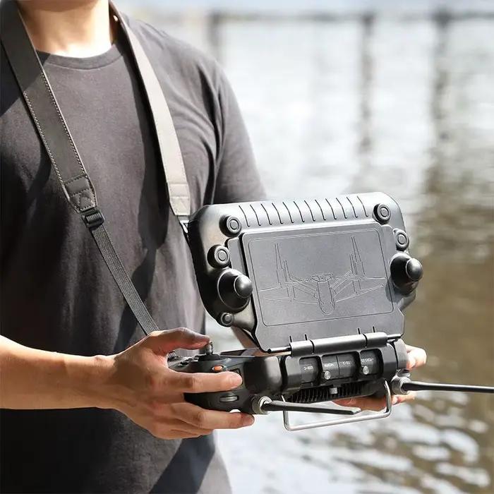 Télécommande de drone DJI RC PLUS/M30/M30T/T50/T40/T25/T20P série avec écran haute résolution, pare-soleil et housse de protection pour photos aériennes professionnelles