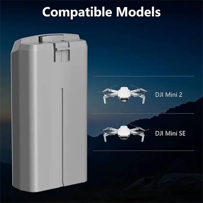 Batterie 2400mAh pour DJI Mini 2 et Mini 4K, batterie de vol intelligente, prolongation de vol, charge stable, sécurité maximale pour drone occasionnels et professionnels