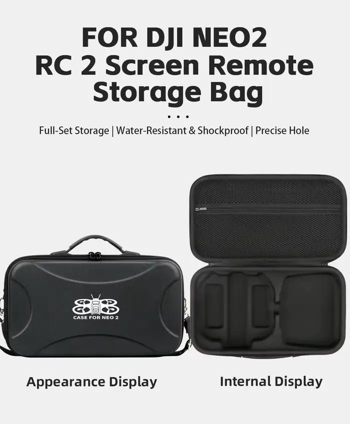 Pour DJI Neo2 RC-2 : Étui de rangement tout-en-un avec bandoulière