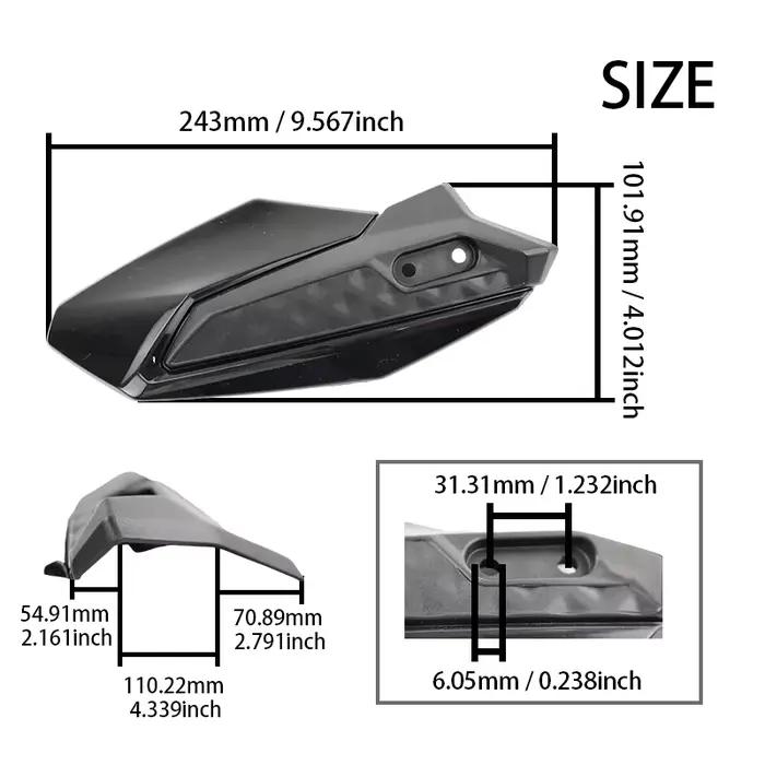 LINGQI RACING moto noir gauche droite garde protecteur garde-boue bouclier garde-main pour Ultra Bee Dirt Bike
