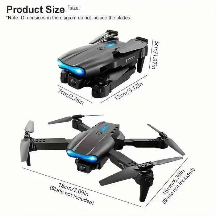 Nouveau Drone à distance avec écran 2026 E99 | Double caméra HD FPV en temps réel | Cadeau de festival photo de