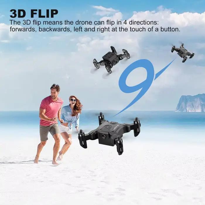 4DRC V2 Mini Drone HD caméra pression d'air maintien d'altitude WiFi FPV RC Drones hélicoptère pliable Dron jouet cadeau