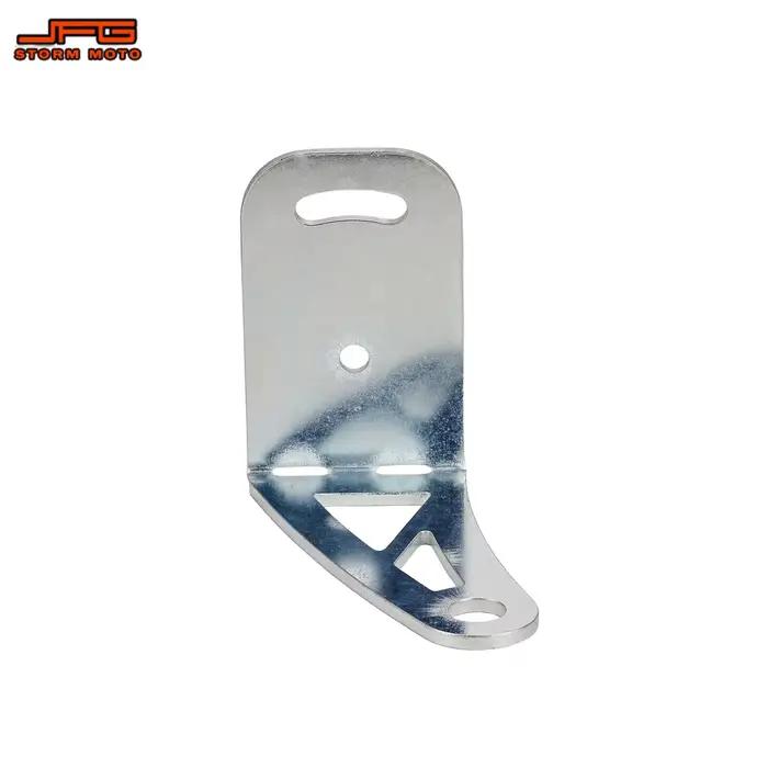 Support de plaque d'immatriculation pour motos, pour S50 S51 S53 S70 SR50 Schwalbe KR51/2, support de montage de feux arrière en acier inoxydable poli