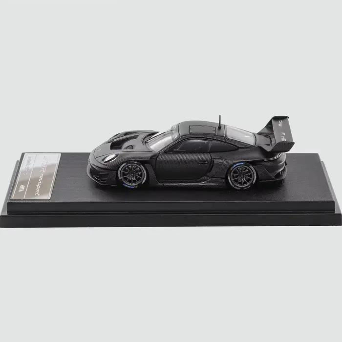 Modèle de voiture de sport en alliage HKM 164, aile arrière large de course GT3
