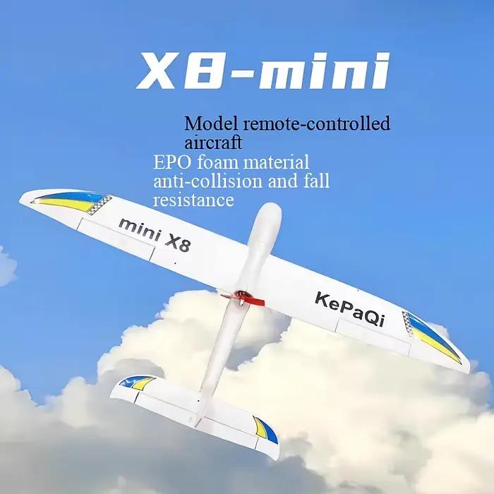 Surfer X8 Mini Version 800mm Drone Planeur à Voilure Fixe Électrique Télécommandé pour l'Initiation et la Pratique