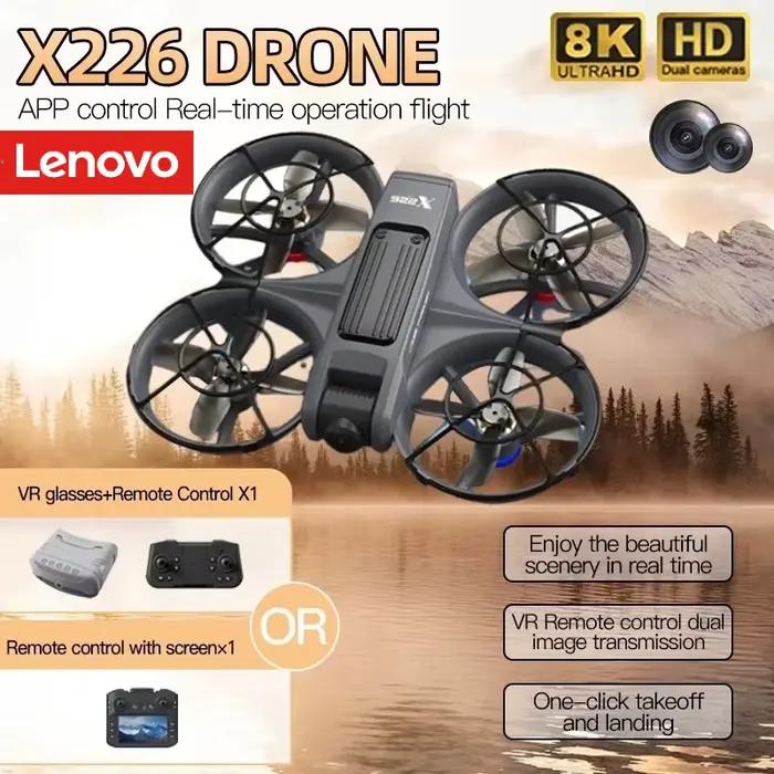 Drone Lenovo X226/X226VR 8K HD avec double caméra