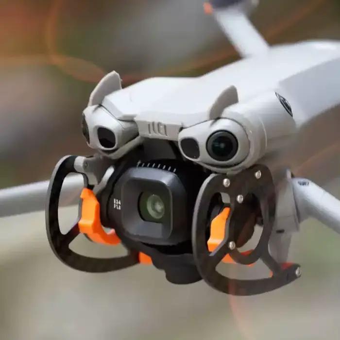 Barre de protection anti-collision pour DJI Mini 5 Pro en plastique ou fibre de carbone avec lentille de protection pour photos et vidéos de haute qualité