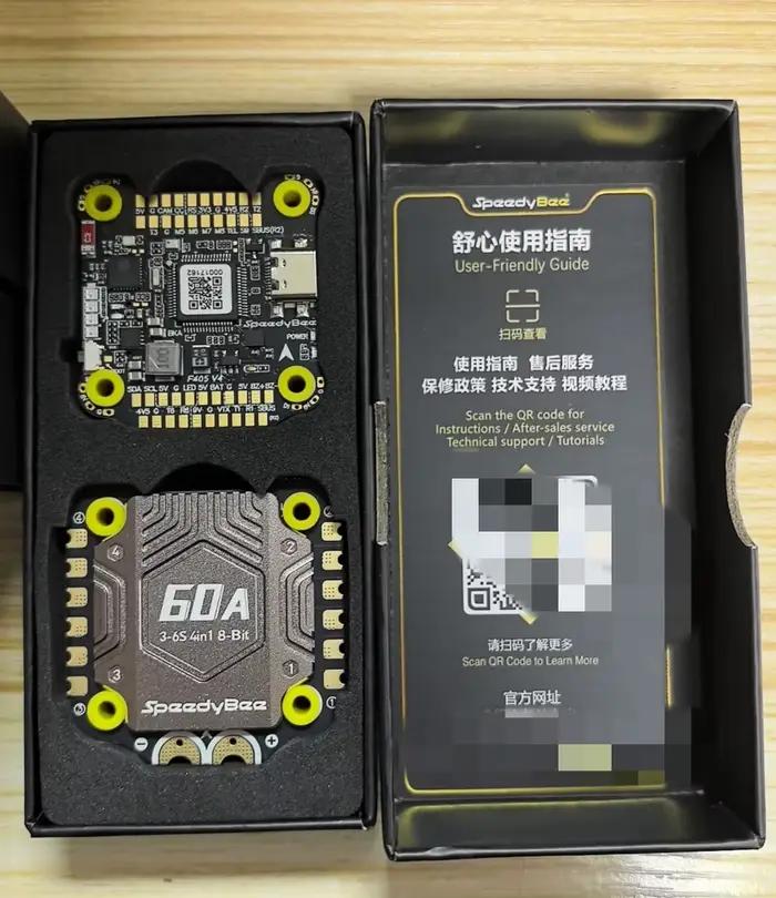 En STOCK Speedybee F4V4-55-STACK 3-6S 30*30mm pile BMI270 contrôleur de vol 55A 4in1 ESC pour Drones Freestyle FPV pièces de bricolage