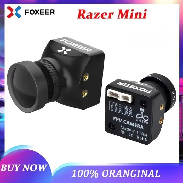 Caméra FPV Foxeer Razer V2 / V3 Mini 1200TVL 4:3 NTSC/PAL commutable pour drone RC