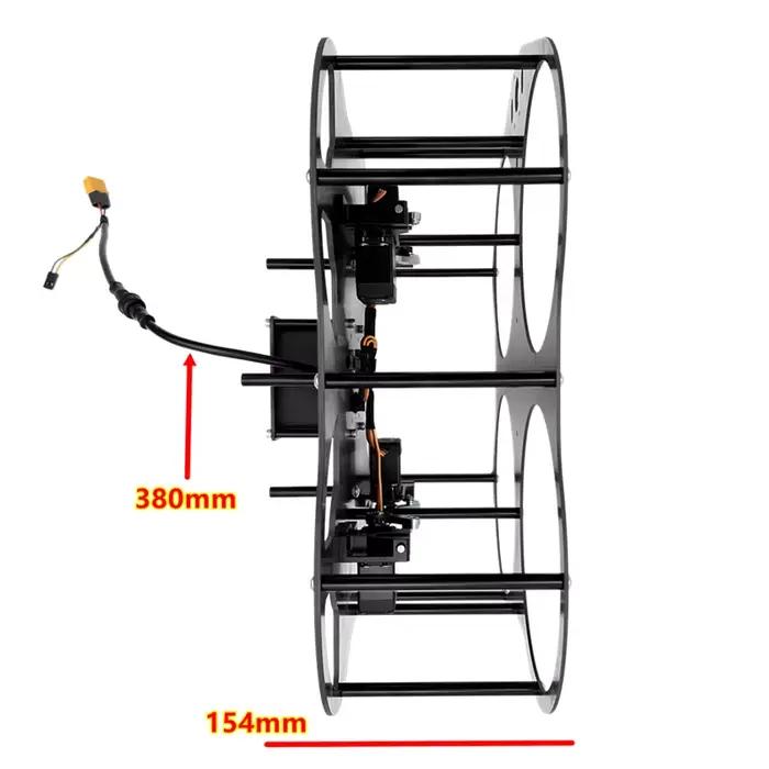 Dispositif de lancer de balles parabolique XAERO DIY pour drone UAV