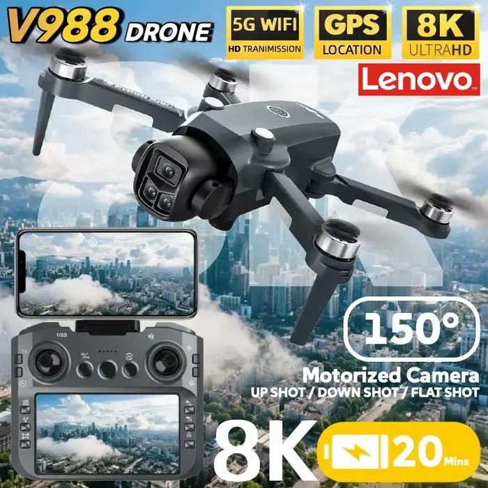 Drone caméra Lenovo V988 8K professionnel