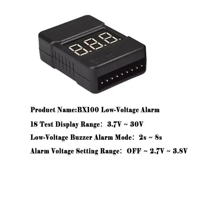 Testeur de tension de batterie Lipo BX100 1-8S