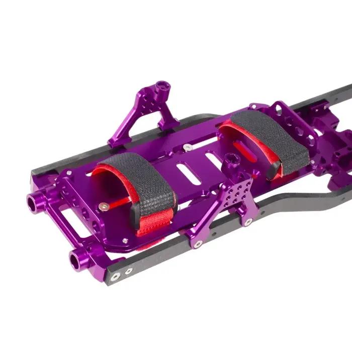 Chassis SCX10 en fibre de carbone et alliage d'aluminium pour voitures RC 1/10 occasion spéciale à offrir adolescents passionnés de modélisme automobile