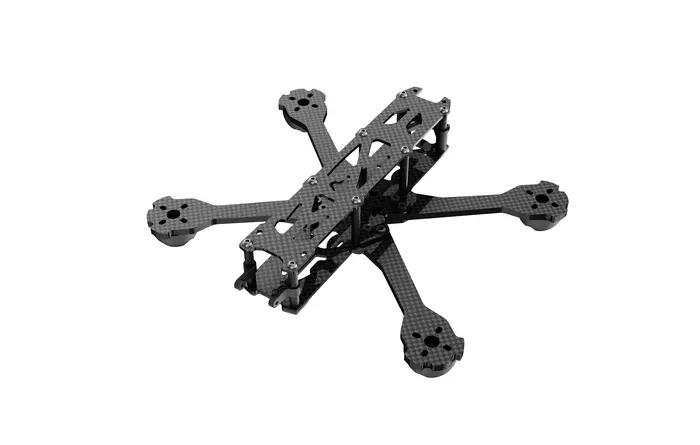FPV51D9 5 pouces FPV quadrirotor cadre de Drone de course en Fiber de carbone Train léger haute résistance pour utilisation d'impact matériau T700