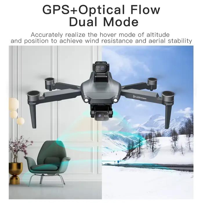 Drone GPS L600 PRO MAX Professionnel avec Double Caméra 4K HD