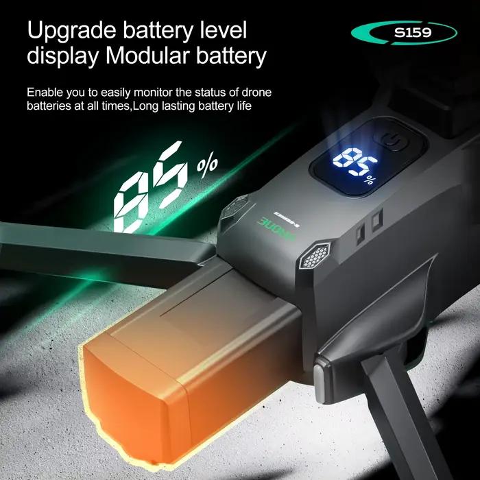 Batterie au lithium pour drone WLToys S159 2200mAh 7.4V augmentation de la durée de vol accessoires de rechange pièces de drone